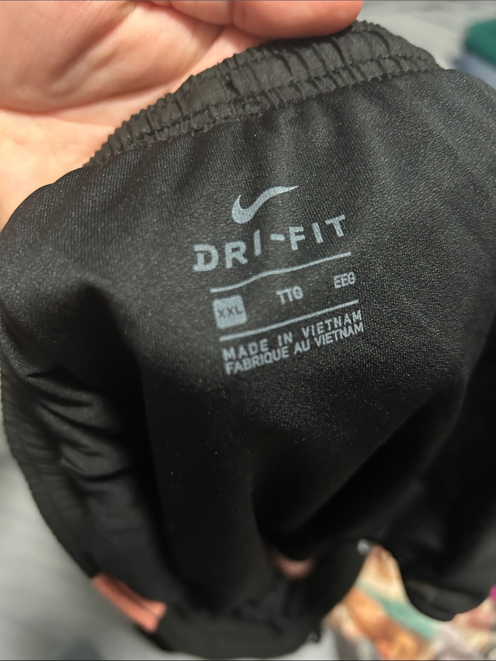 Nike Black Dri-FIT Athletic Shorts with Subtle Logo